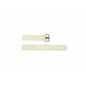 Jacob Jensen correa de reloj 700 Serie Caucho Blanco 17mm